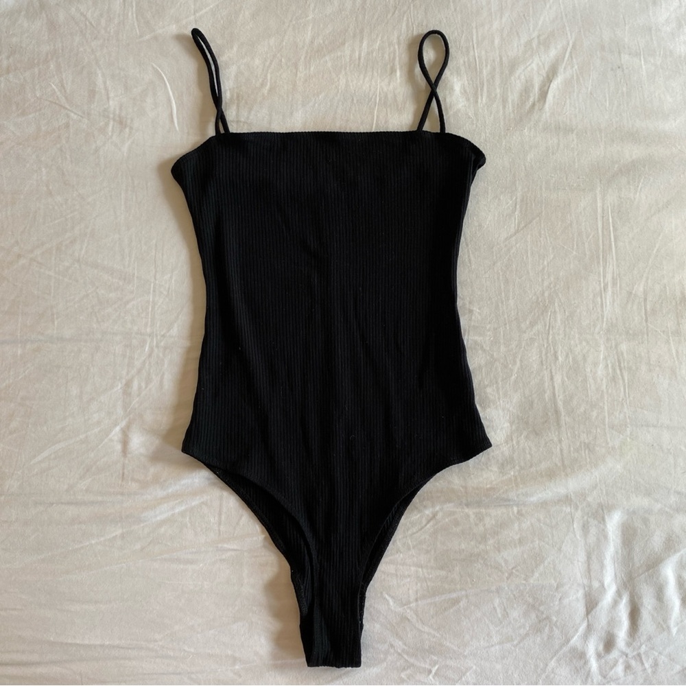 Reformation black bodysuit